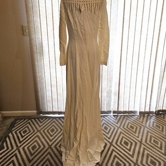 The Floranna Beige Wedding Dress in size 14 - Picture 2 of 9